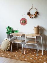 Original Stoelen (Set van 2) – Zwart Frame & Mangohout / KidsDepot