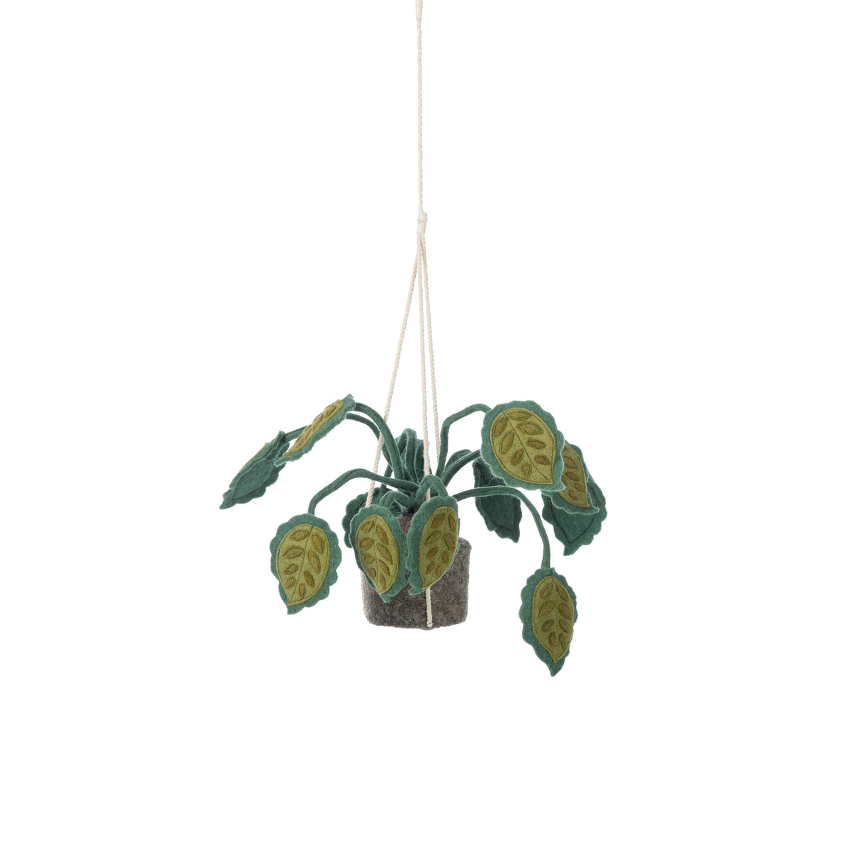 Hangplant – Big Leaves Groen / KidsDepot