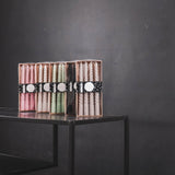 Gedraaide Kaarsen Grijs (Set van 4) / Housevitamin