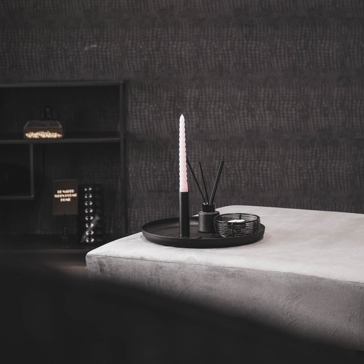 Gedraaide Kaarsen Roze (Set van 4) / Housevitamin