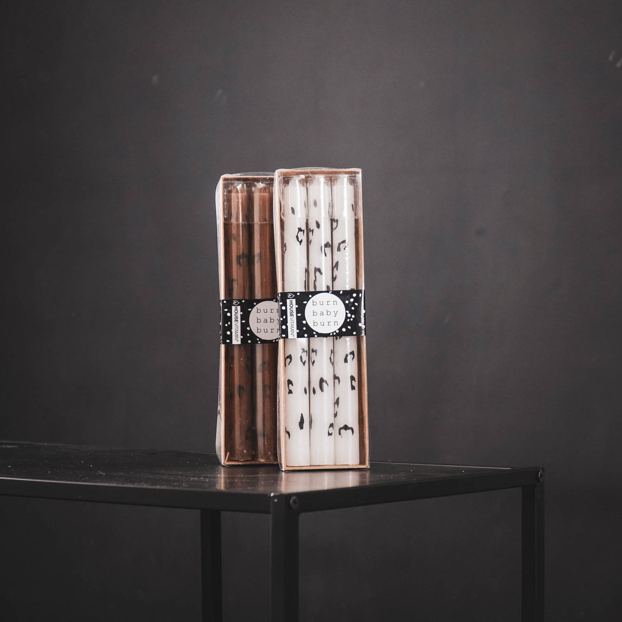 Panter Kaarsen Wit (Set van 3) / Housevitamin