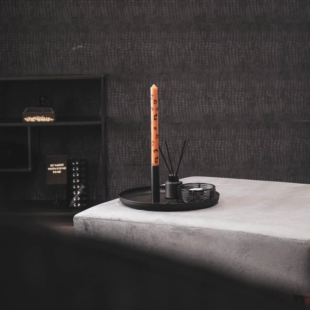 Panter Kaarsen Bruin (Set van 3) / Housevitamin