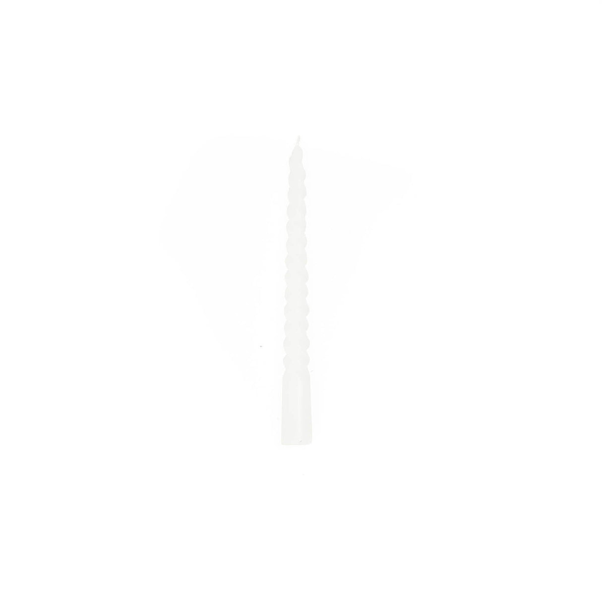 Gedraaide Kaarsen Wit (Set van 4) / Housevitamin