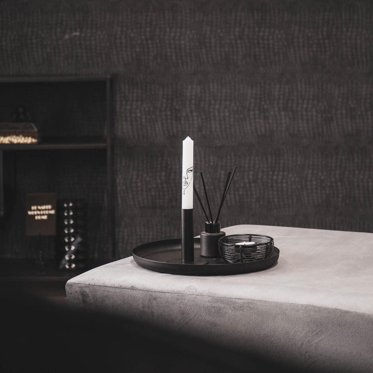 Gezicht Kaarsen Wit (Set van 6) / Housevitamin