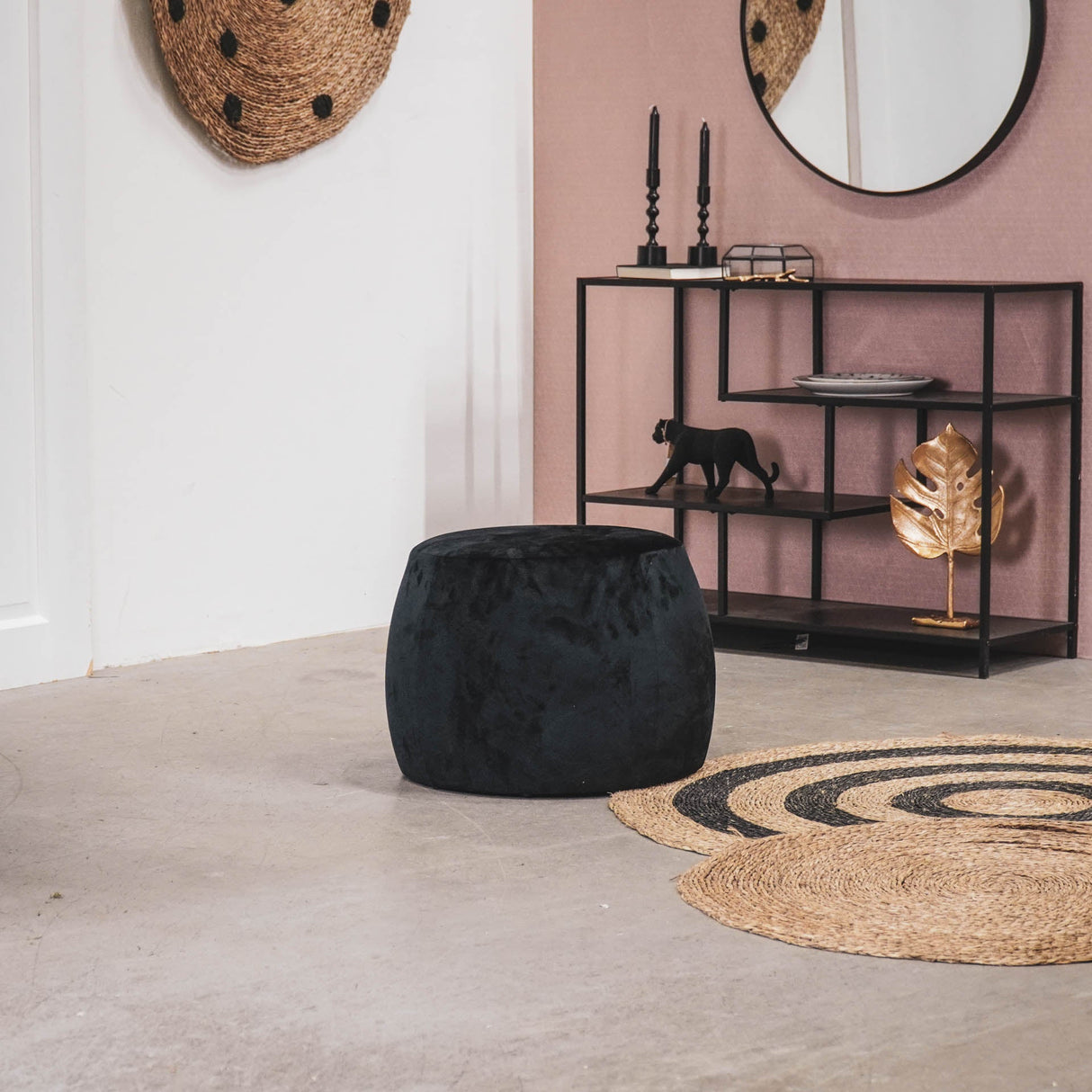 Velvet Poef (50×50×38 cm) / Housevitamin