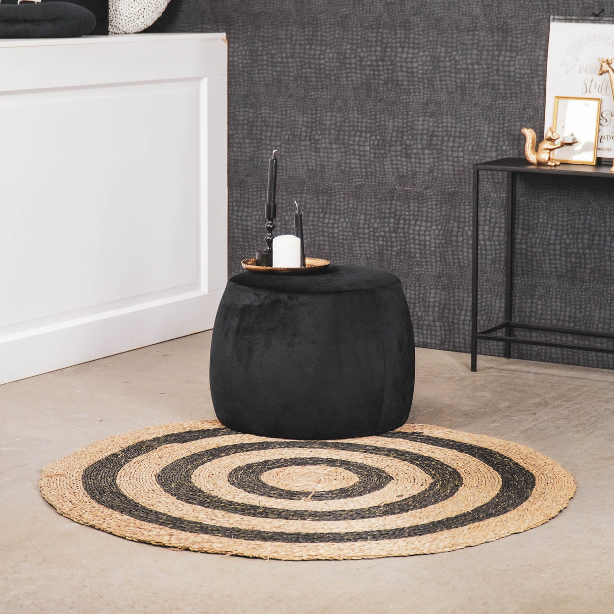 Velvet Poef (50×50×38 cm) / Housevitamin