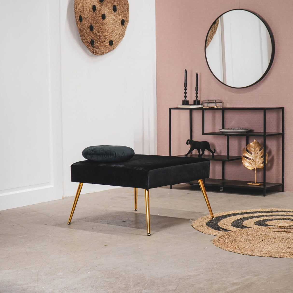 Hocker Poef (70×70×44 cm) / Housevitamin