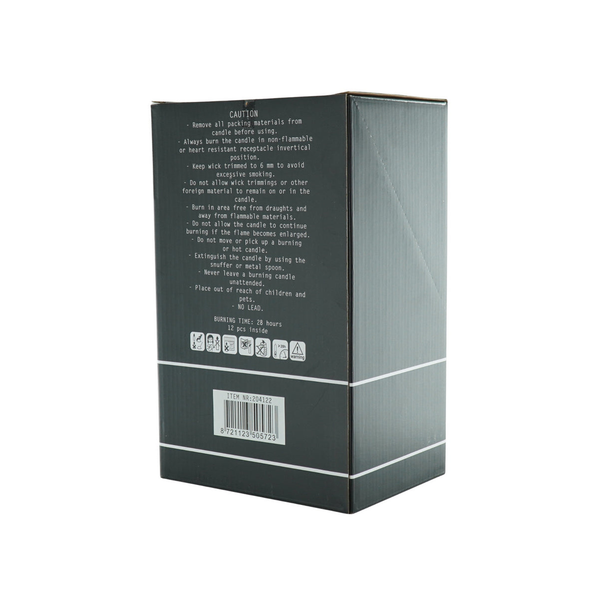 Taperkaars XXL Roze/Wit/Roze / Housevitamin