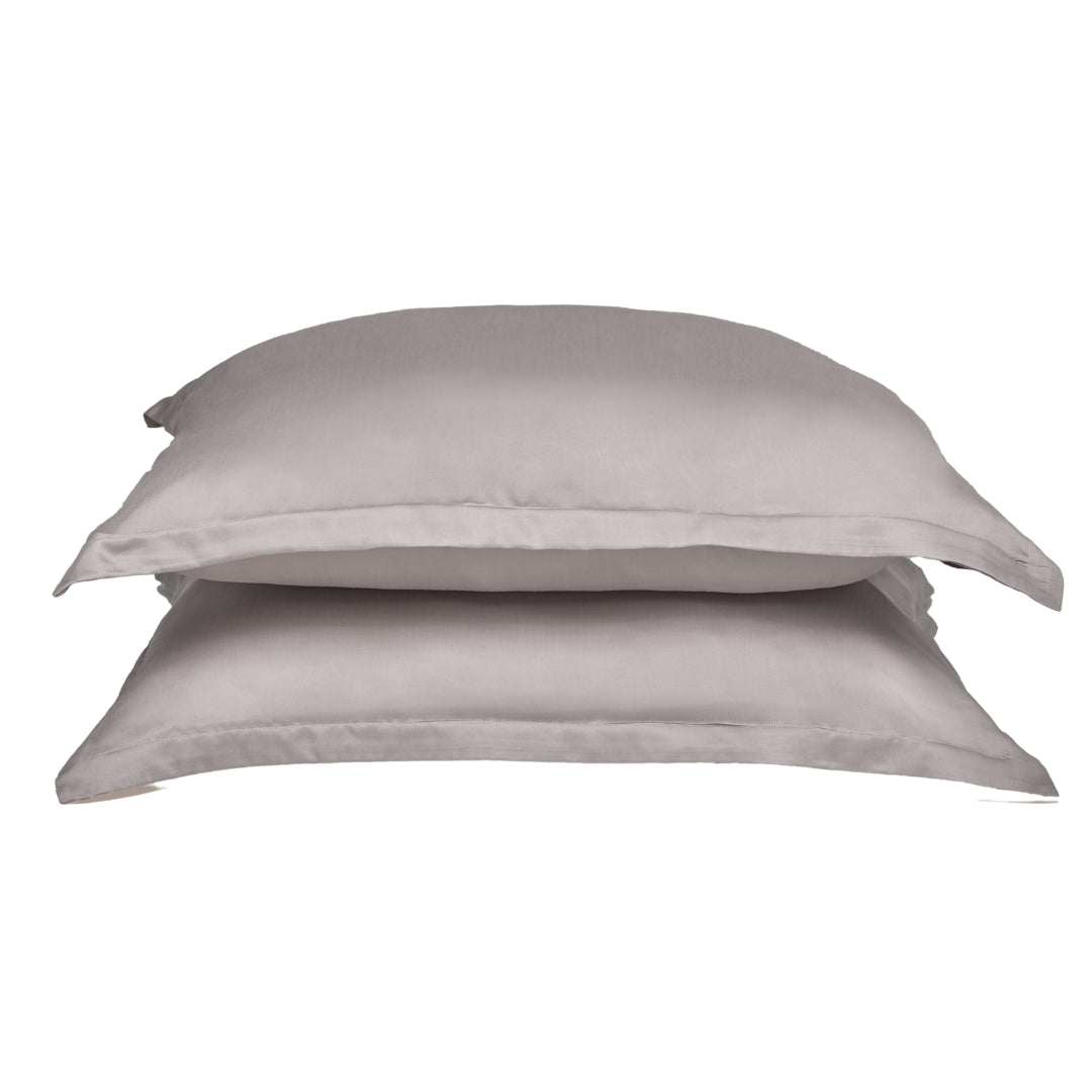 Kussensloop Satijn Warm Grijs (60×70) / Coco & Cici