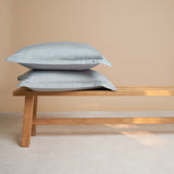 Kussensloop Satijn Grijs Blauw (60×70) / Coco & Cici