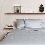 Kussensloop Satijn Grijs Blauw (60×70) / Coco & Cici