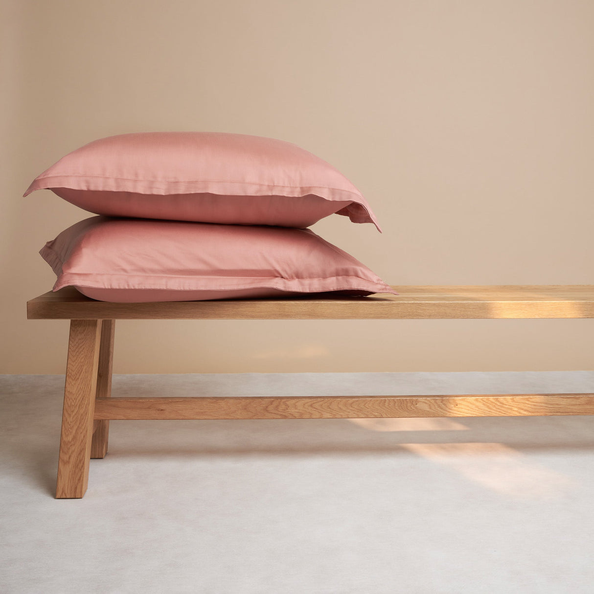 Kussensloop Satijn Terra Roze (60×70) / Coco & Cici