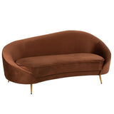Sofa Elisabeth Bruin – 3-zits / J-LINE