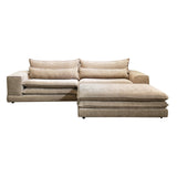 Londen (3-Zits + Ottoman) Tan – POLE TO POLE