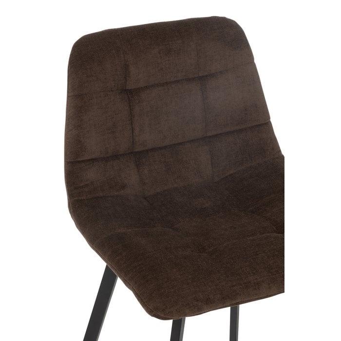 Barstoel Kent Donkerbruin (Set van 2) / J-LINE