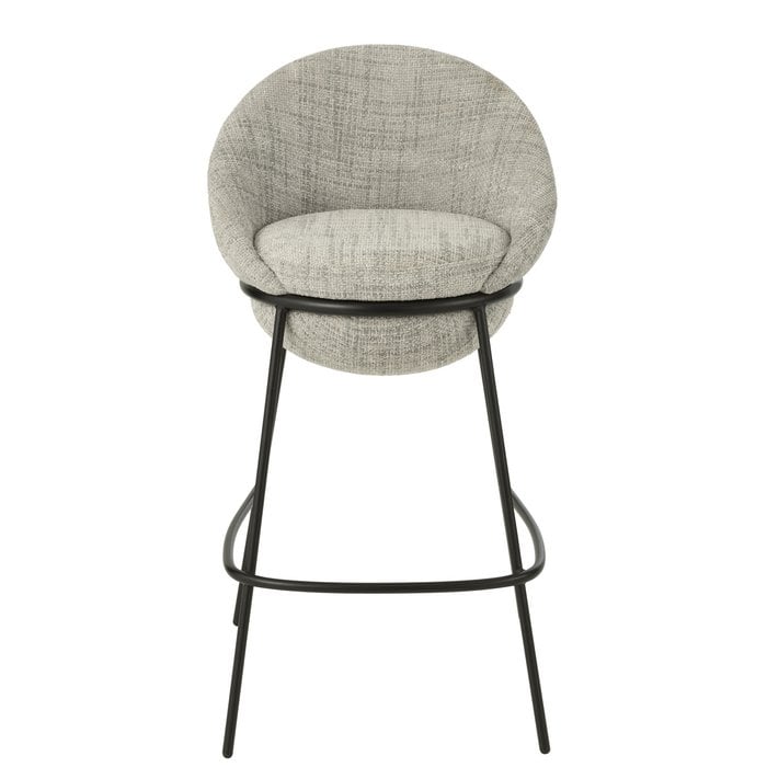 Barkruk Grijs/Zwart (Set van 2) / J-Line