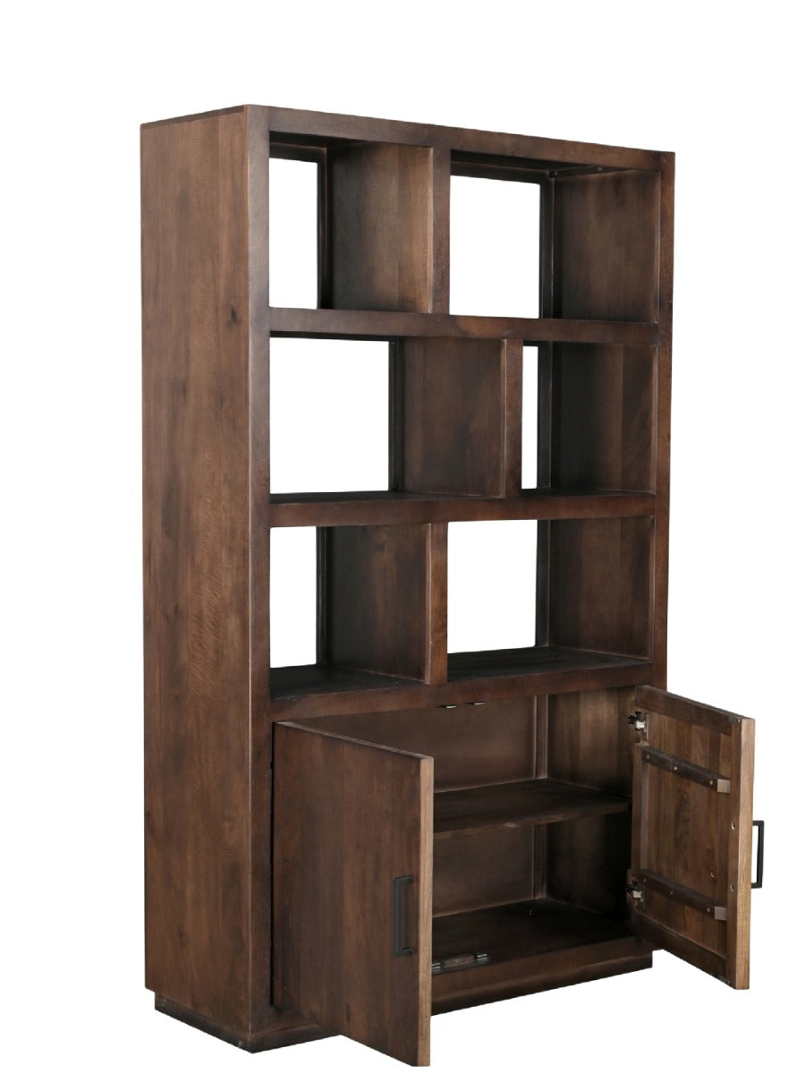 Jaxx Vakkenkast Bruin 120cm / Livingfurn