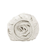 Hoeslaken Satijn Off White (200×210×35) / Coco & Cici