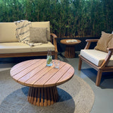 Cindo Buitentafel Teakhout (Ø80) / Livingfurn