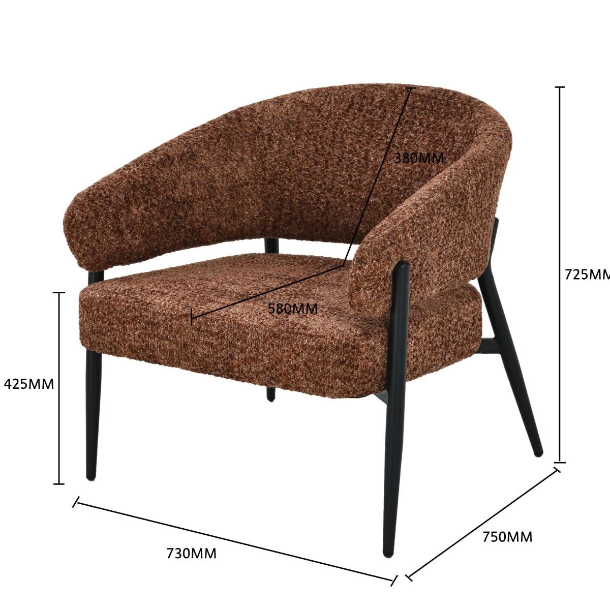 Dilan Fauteuil – Venga Hazel / Livingfurn