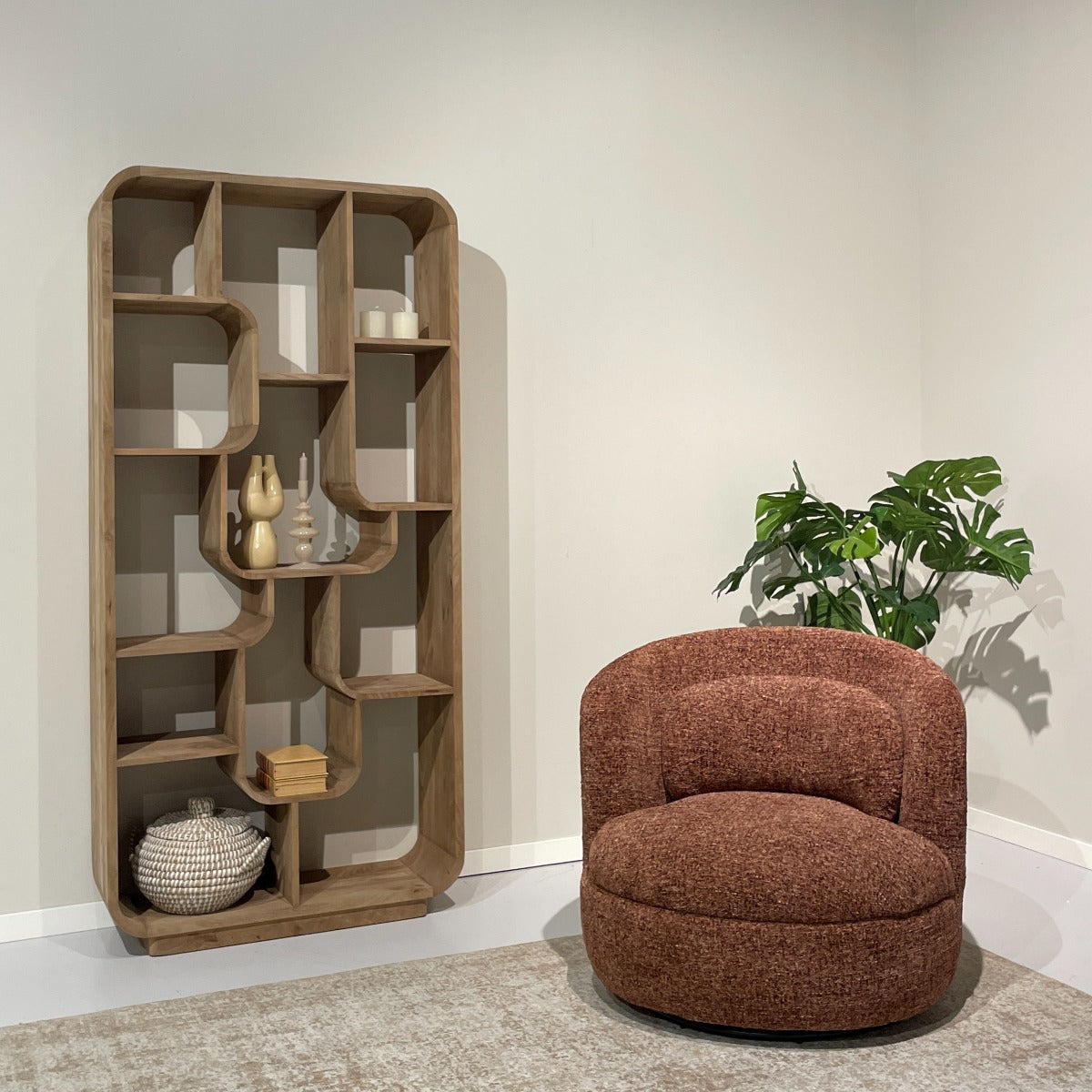 Britt Draaifauteuil – Bordeaux / Livingfurn