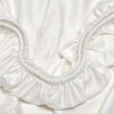 Hoeslaken Satijn Off White (180×210×10) / Coco & Cici