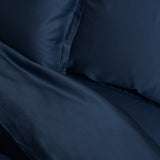 Hoeslaken Satijn Blauw (180×210×30) / Coco & Cici