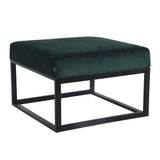 Otto Hocker Donkergroen (60cm) / Dami Living