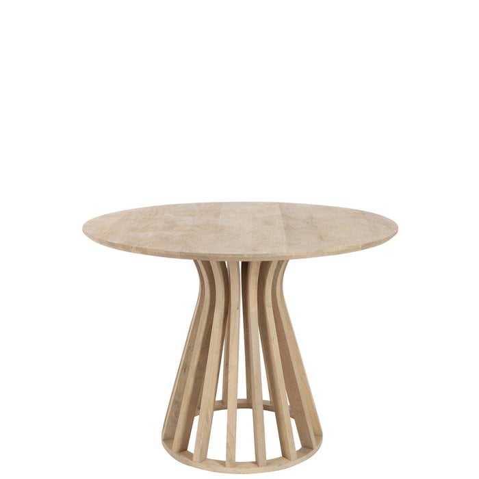 Eettafel Eli Mangohout Naturel (Ø 110 cm) / J-Line