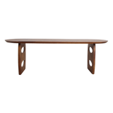 Eettafel Bullnose Teardrop Bruin 240 cm / Raw Materials