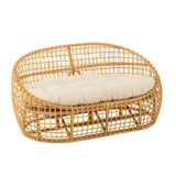 Sofa Lise met Kussen (Naturel/Wit) – J-LINE
