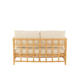 Sofa Elise met Kussen (Naturel/Wit) – J-LINE