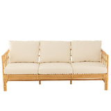 Zetel Elise met Kussen (Naturel/Wit) – J-LINE