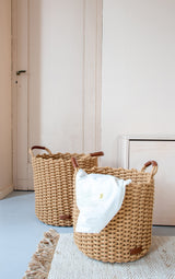 Korbo Opbergmandenset (Set van 2) – Gevlochten Katoen / KidsDepot