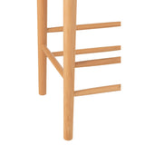 Barstoel Orientaal Essenhout & Touw Naturel ( Set van 2 ) / J-Line