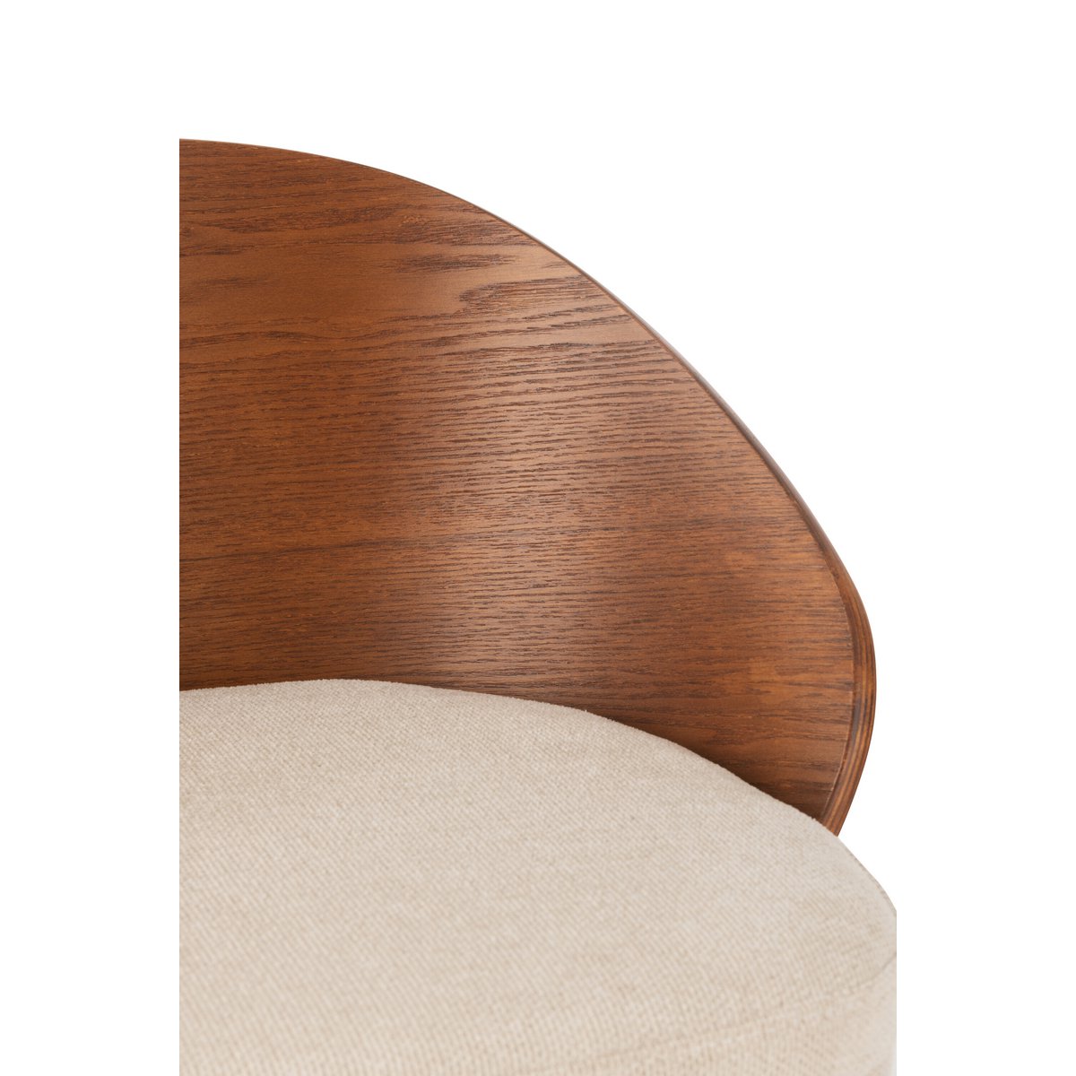 Barstoel Lone Bruin/Beige (Set van 2) / J-Line