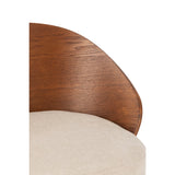 Barstoel Lone Bruin/Beige (Set van 2) / J-Line