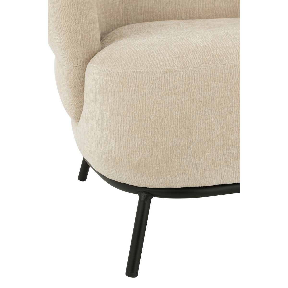 Fauteuil Mars Populierenhout Beige / J-Line