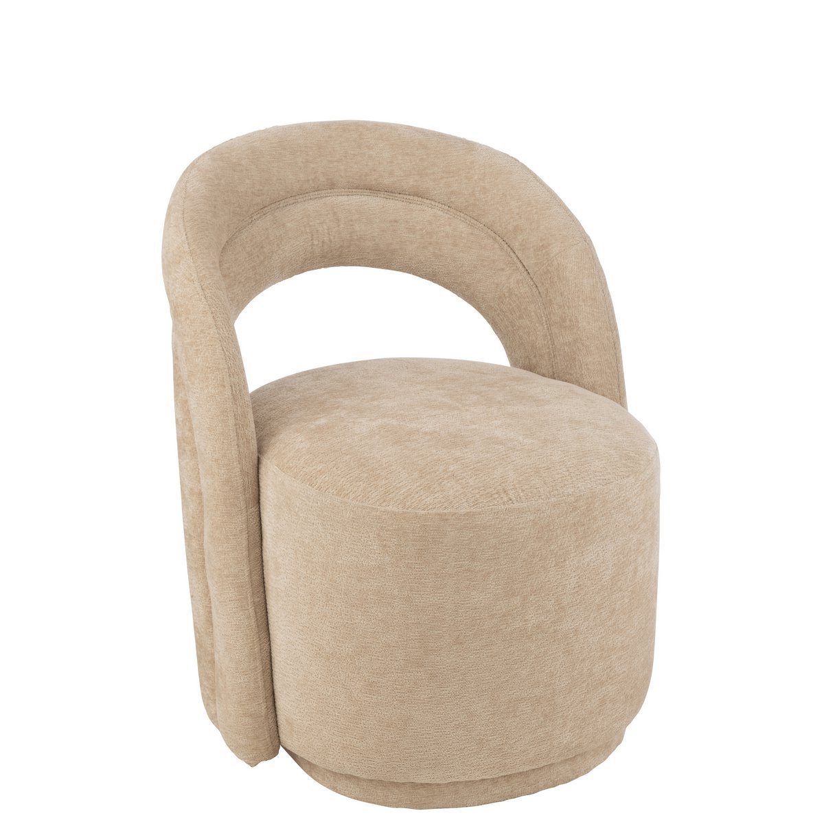 Fauteuil Accent Beige Textiel / J-Line