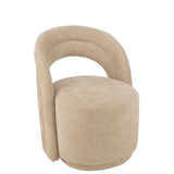 Fauteuil Accent Beige Textiel / J-Line
