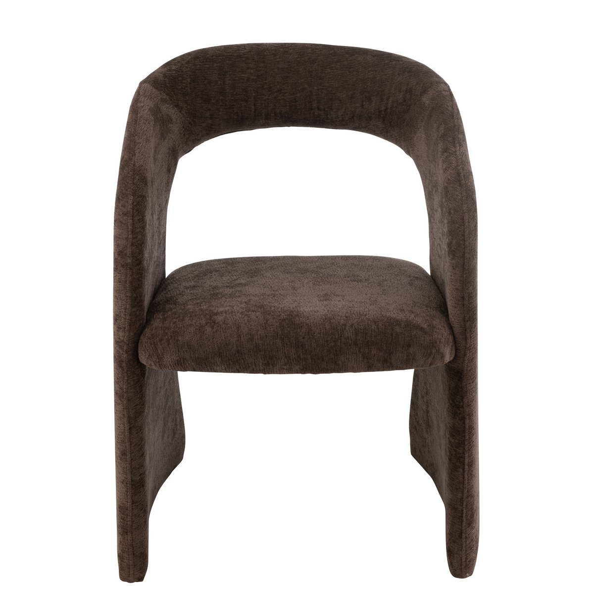 Fauteuil Anise Donkerbruin Textiel / J-Line