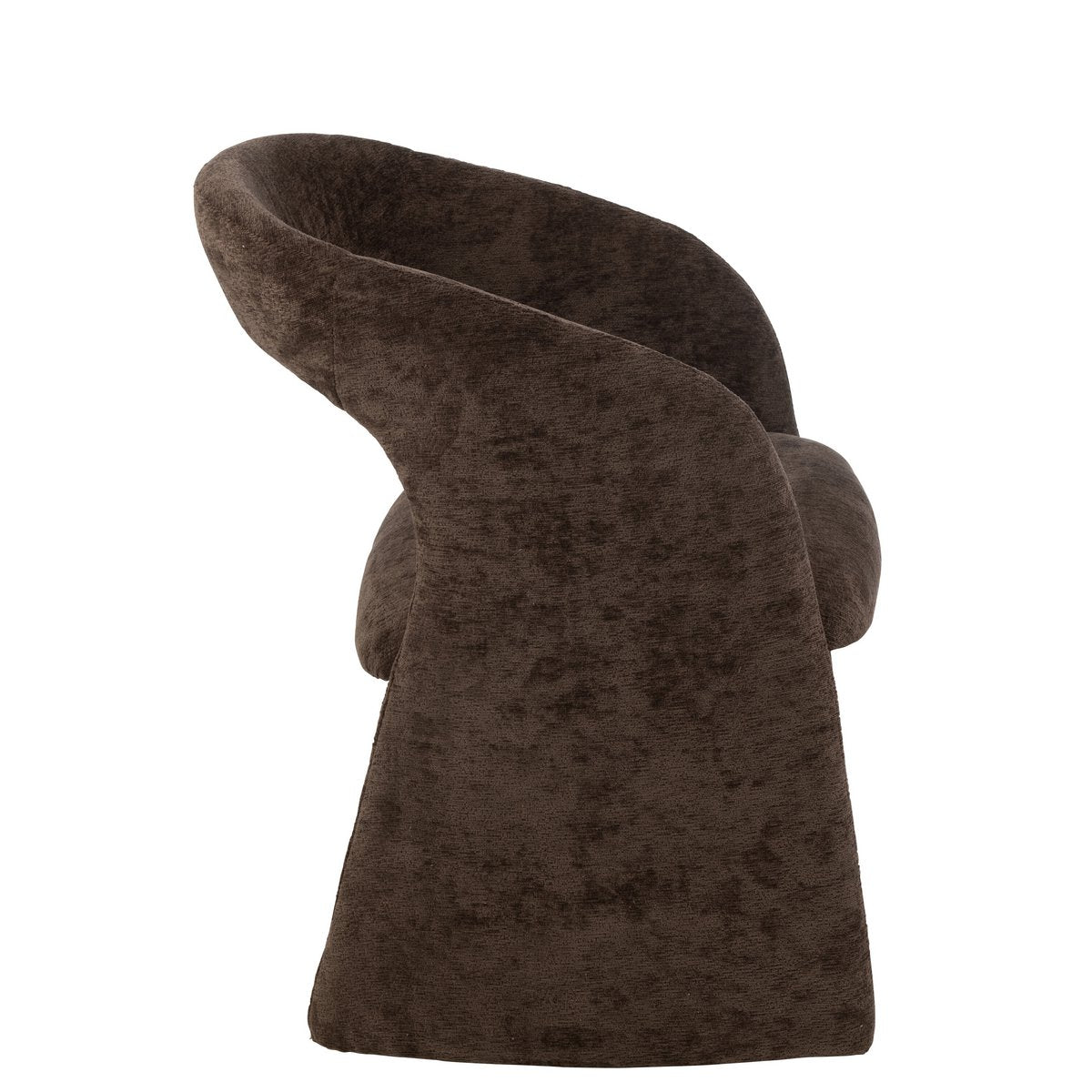 Fauteuil Anise Donkerbruin Textiel / J-Line