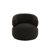 Fauteuil Draaiend Rond Zwart / J-Line