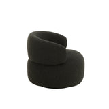 Fauteuil Draaiend Rond Zwart / J-Line