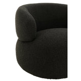 Fauteuil Draaiend Rond Zwart / J-Line