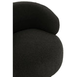 Fauteuil Draaiend Rond Zwart / J-Line