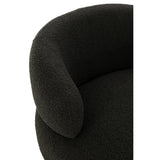 Fauteuil Draaiend Rond Zwart / J-Line