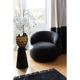 Fauteuil Draaiend Rond Zwart / J-Line