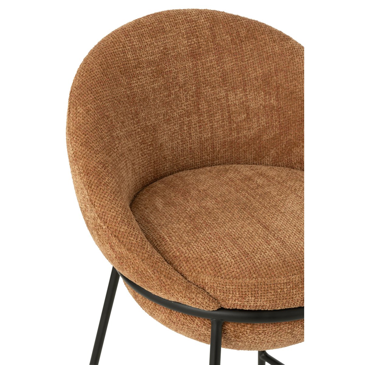 Barkruk Terracotta/Zwart (Set van 2) / J-Line