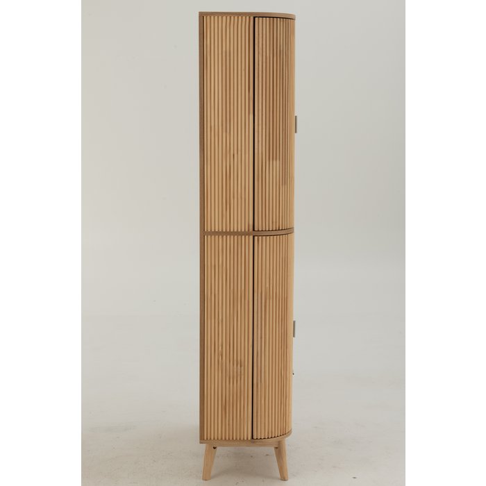 Kast Vakken Rond – Dennenhout Naturel / J-Line